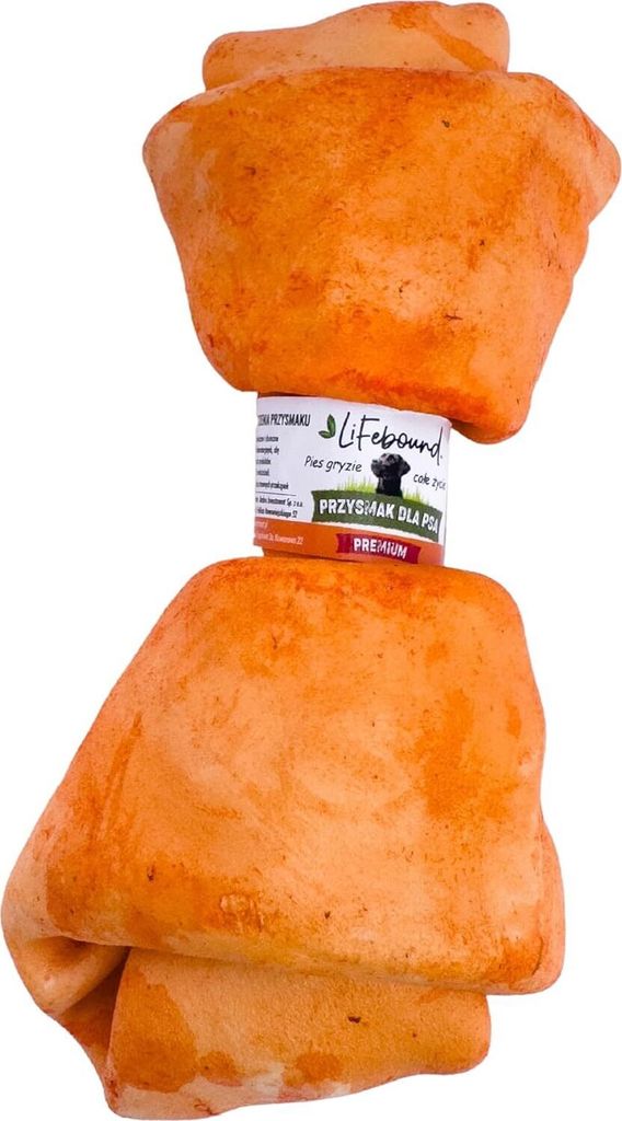 IMKERSHOP Kauartikel für Hunde – Hundesnack – In Form eines Knochens Natürlich Ohne Konservierungsstoffe – Kalbsleder, Geschmack Honig, Gr...