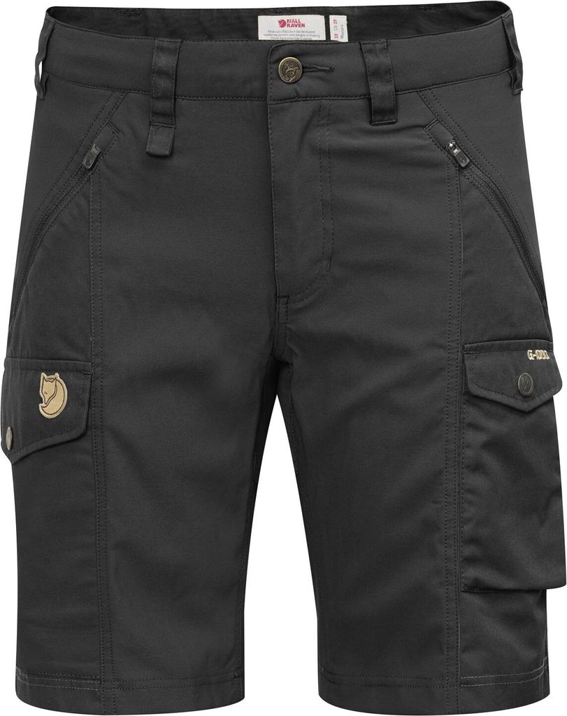 FJÄLLRÄVEN Fjällräven Nikka Shorts Curved Shorts Damen schwarz 44