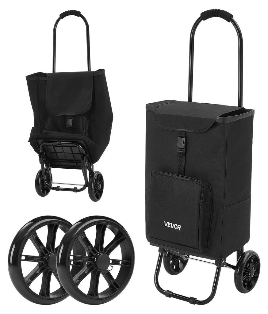 VEVOR Einkaufstrolley Faltbarer Einkaufswagen mit 35kg Produktbild 