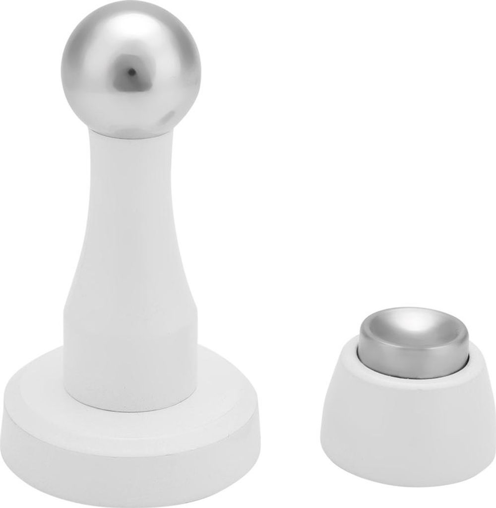 1 Set Edelstahl-Türstopper mit starkem Magneten, massiver magnetischer Türverschluss, Zubehör