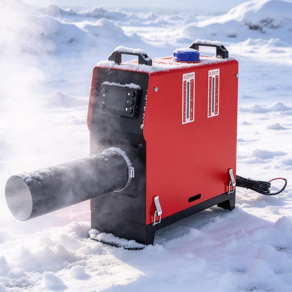 UISEBRT 8kW dieselverwarmingsapparaat, 12V, zwart Productafbeelding 