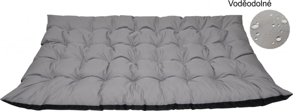 Matrace zahradní MAXI 180x115 cm - šedá 336 voděodolná Obrázek produktu 