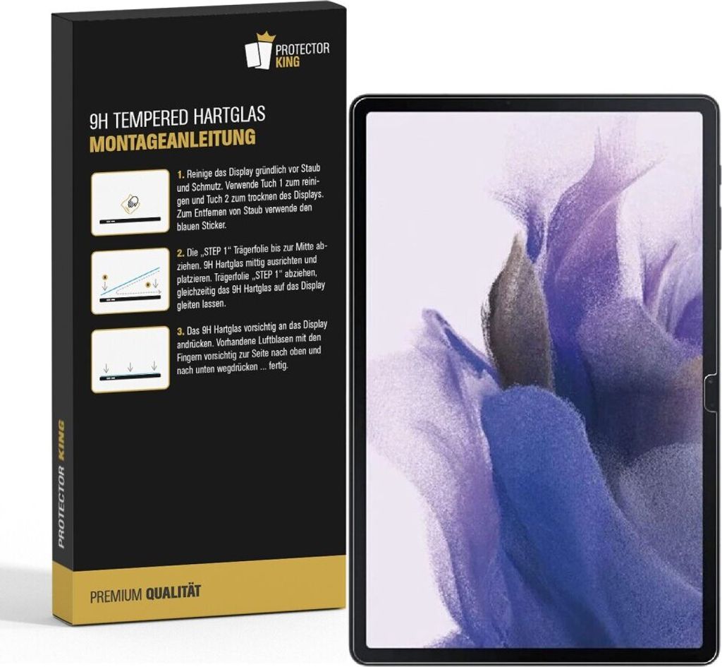1x 9H Panzerglas für Samsung Galaxy Tab S7 FE Displayschutz Schutzglas Matt ENTSPIEGELT ANTI-REFLEX Schutzfolie Hartglas Panzerfolie Displayglas T...