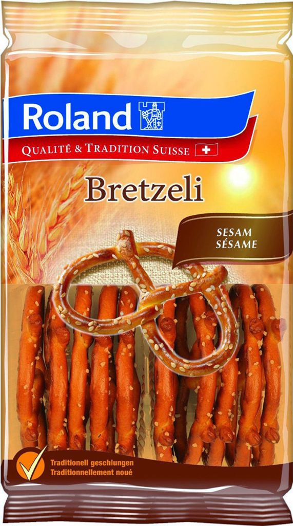 Roland Bretzeli Sesam 100 g Brezel Laugenbrezel Salzbrezel Produktbild 