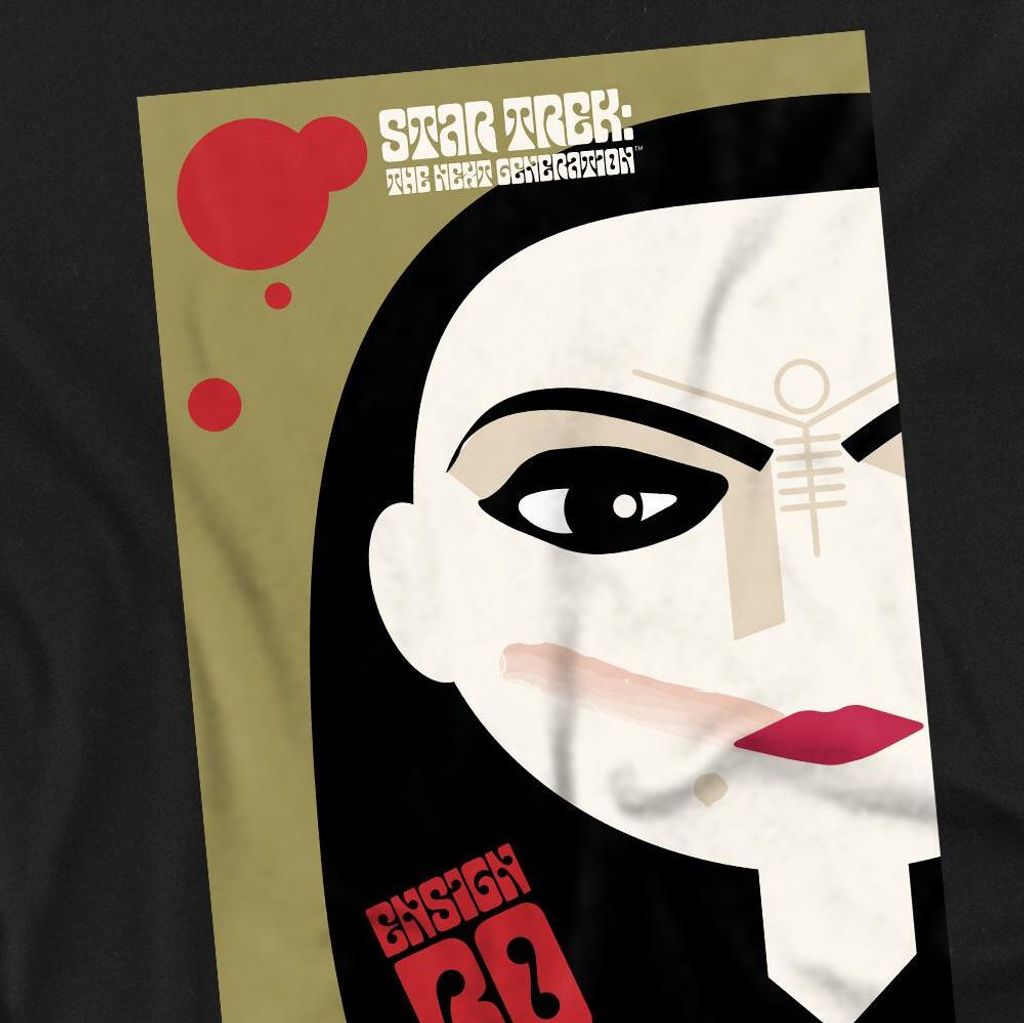 Star Trek - "The Next Generation Season 5 Episode 3" T-Shirt für Herren/Damen Uni TV9993 (L) (Schwarz)