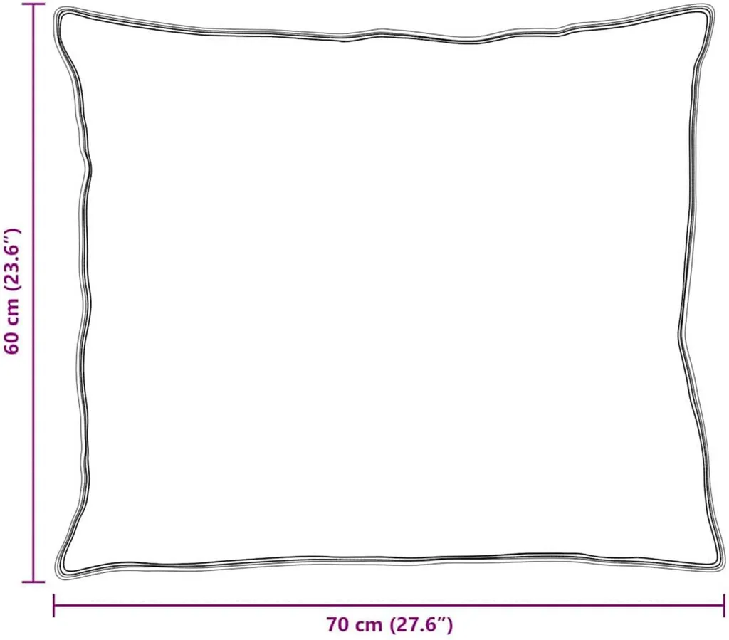Set Letto vidaXL Bianco 3 pz - Piumone Chic in Piuma d'Oca e Microfibra - 8