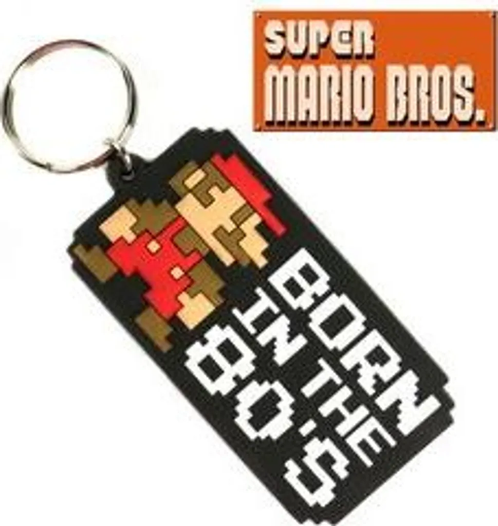 Portachiavi Nintendo Super Mario Born in the 80's per Zaino e Borse - 4