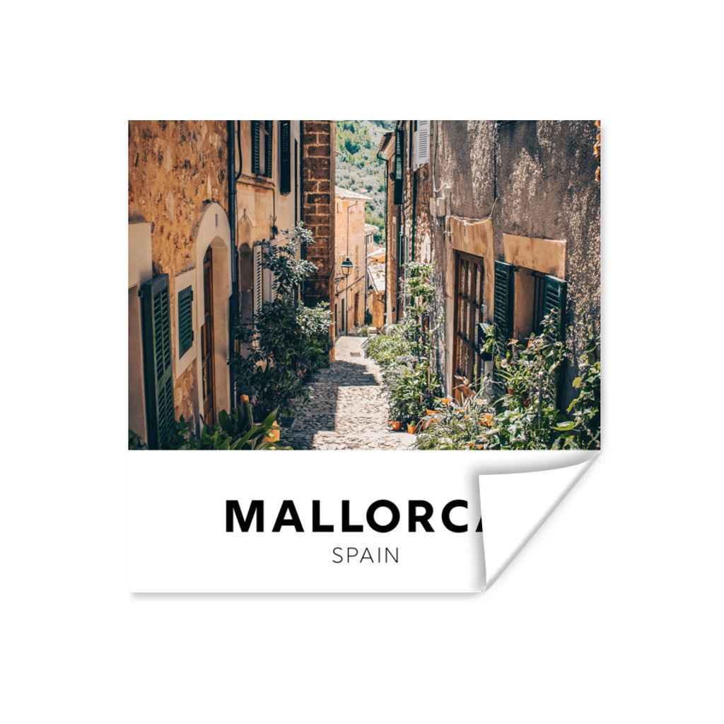 MuchoWow Poster Mallorca - Spanien - Haus 50x50 cm - Wohnzimmerdekoration