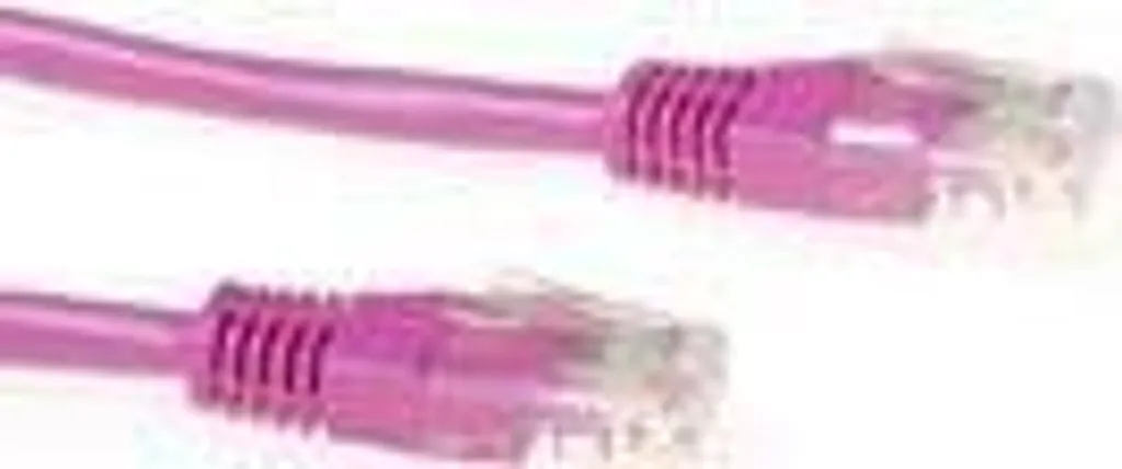Câble réseau CAT6 7m U/UTP ACT Rose haute performance pour switch PC