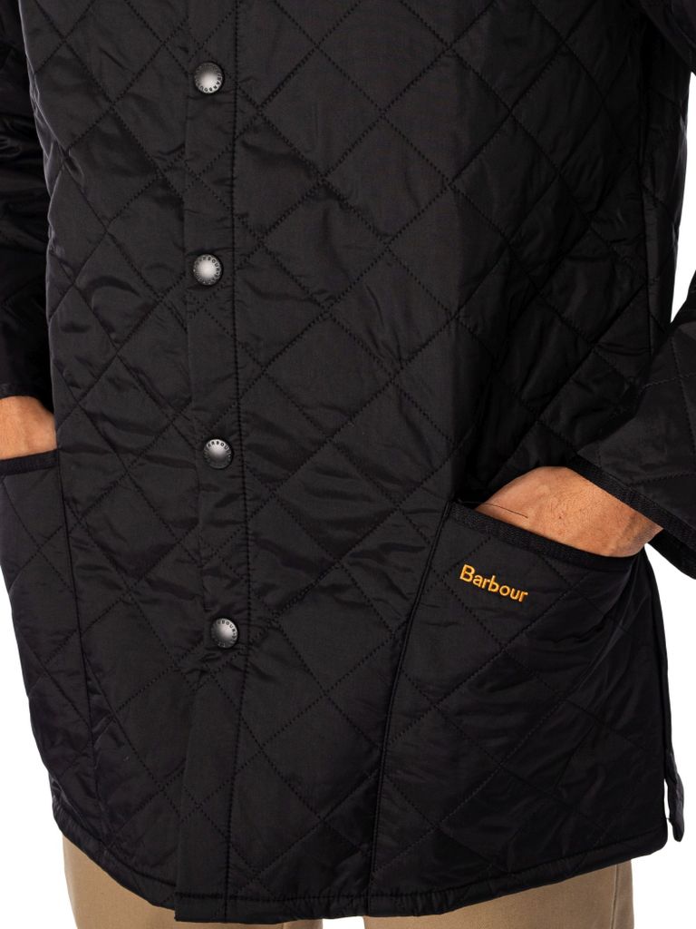 Barbour Steppjacke Liddesdale, Schwarz 3XL Produktbild 6