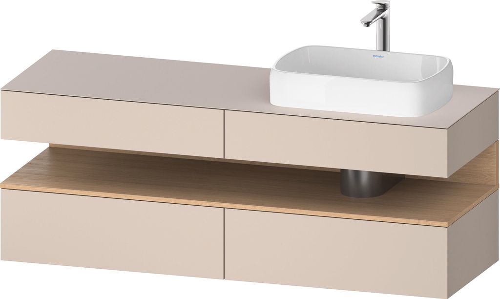 DURAVIT QA4778030910010 QAT KWTU WH Ek. 1600x550x600 Tp. Produktbild 