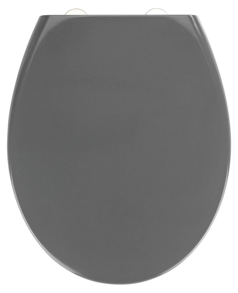 WENKO Premium Sedile per WC Samos Grey Chiusura morbida WC Immagine del prodotto 
