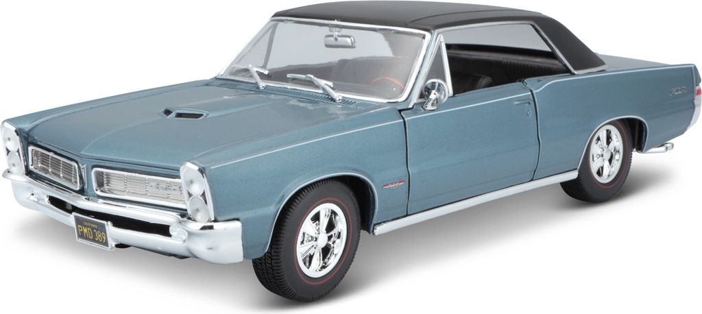 Maisto - 1965 Pontiac GTO, bleu métallisé, 1:18 Image du produit 