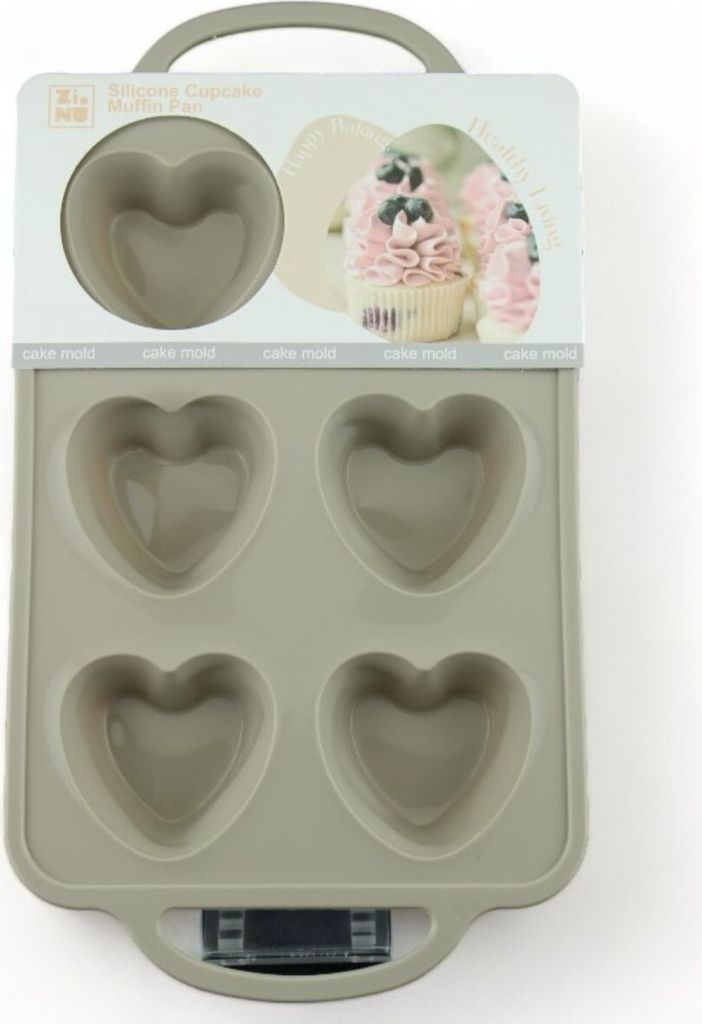 Silikon-Muffinform – 6-fach Backform für Muffins & kleine Kuchen