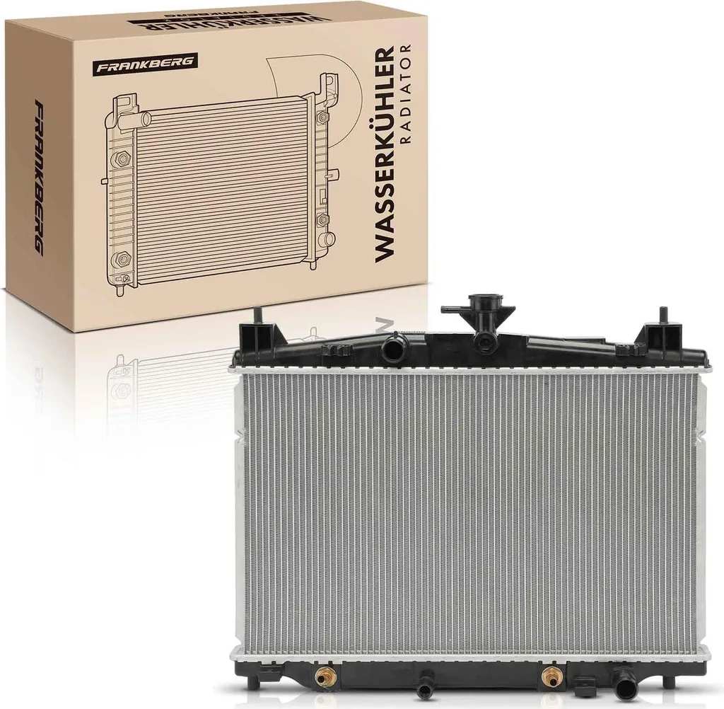 Radiateur de refroidissement d'eau pour voiture Mazda 2 essence 1.4L