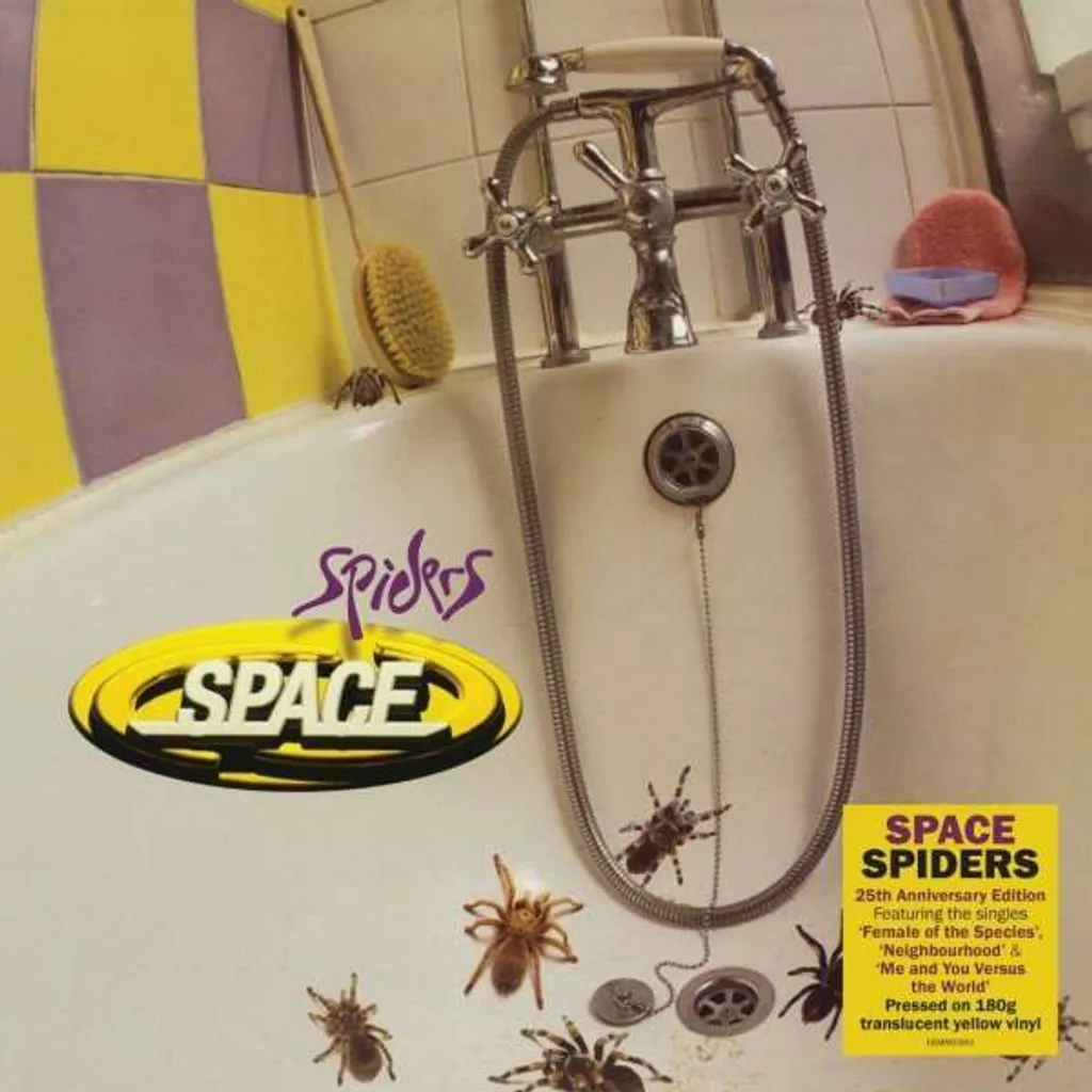 Album Space Spiders Vinyle de Collection Jaune 180g pour Collectionneur