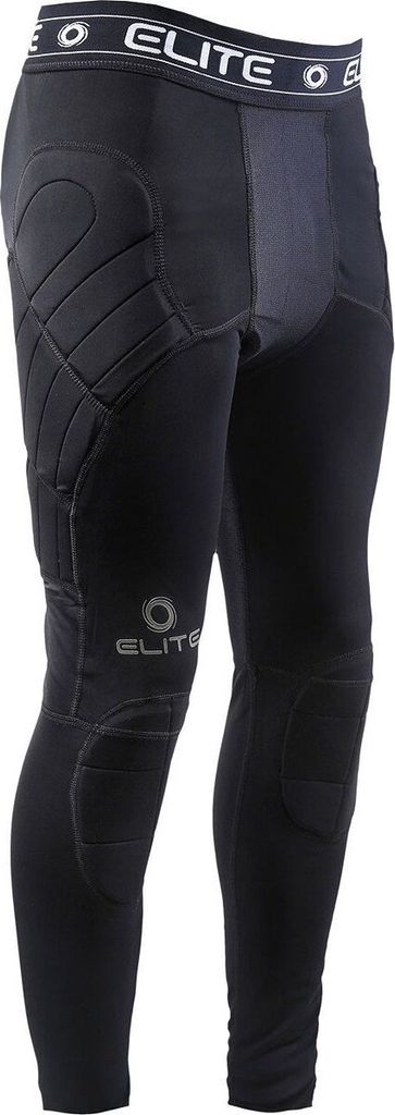 Elite Sport Body Shield Padded Compression Tw-Hose Herren - Schwarz | Größe: S