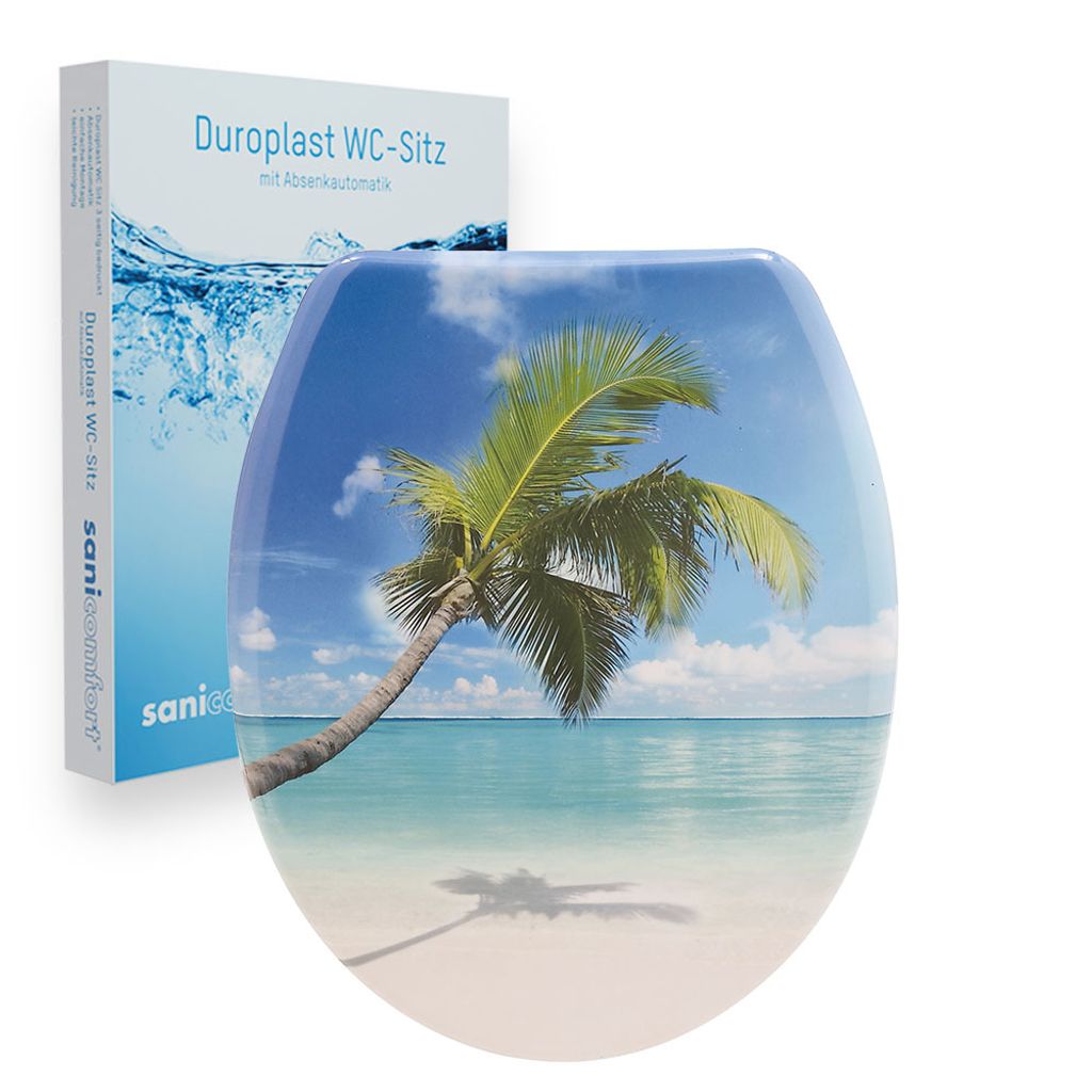 sanicomfort WC-Sitz Palm, Duroplast, mit Absenkautomatik Produktbild 