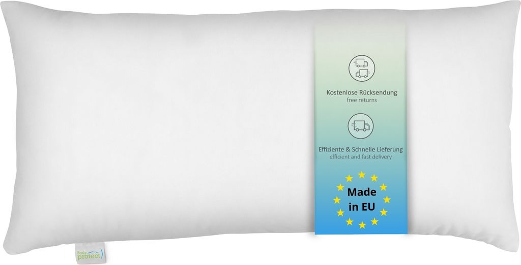 Bodyprotect ECOLine Kopfkissen, 40 x 80 cm, Kissen, 100% Mikrofaser, für Allergiker geeignet