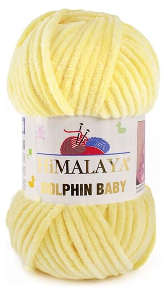 Himalaya Dolphin Baby 383 Chenillegarn 100g/120m Goldgelb Produktbild 