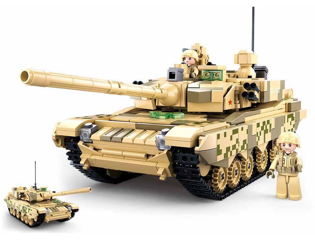 Bloky modelov hlavného bojového tanku Sluban M38-B0790 typ Obrázok produktu 
