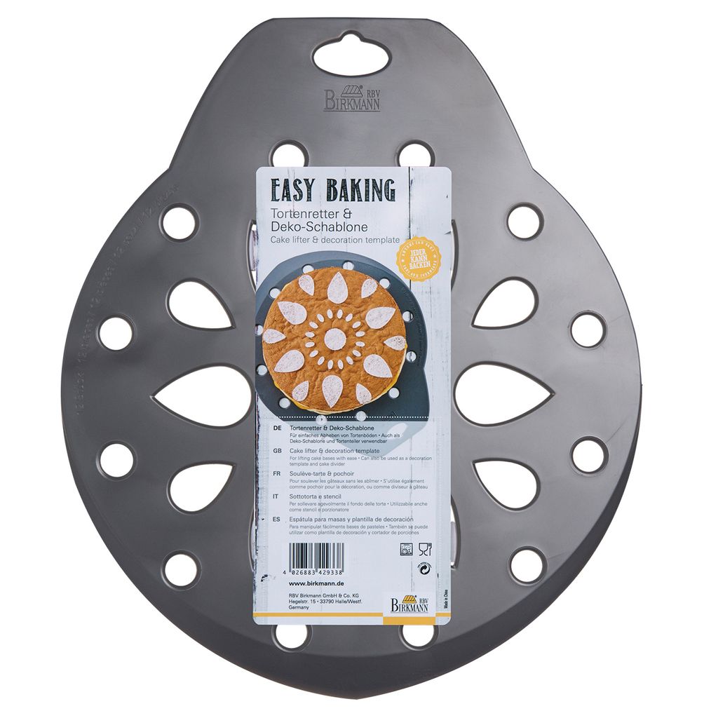 BIRKMANN Tortenretter & Dekoschablone, Ø 28 cm, Produktbild 2