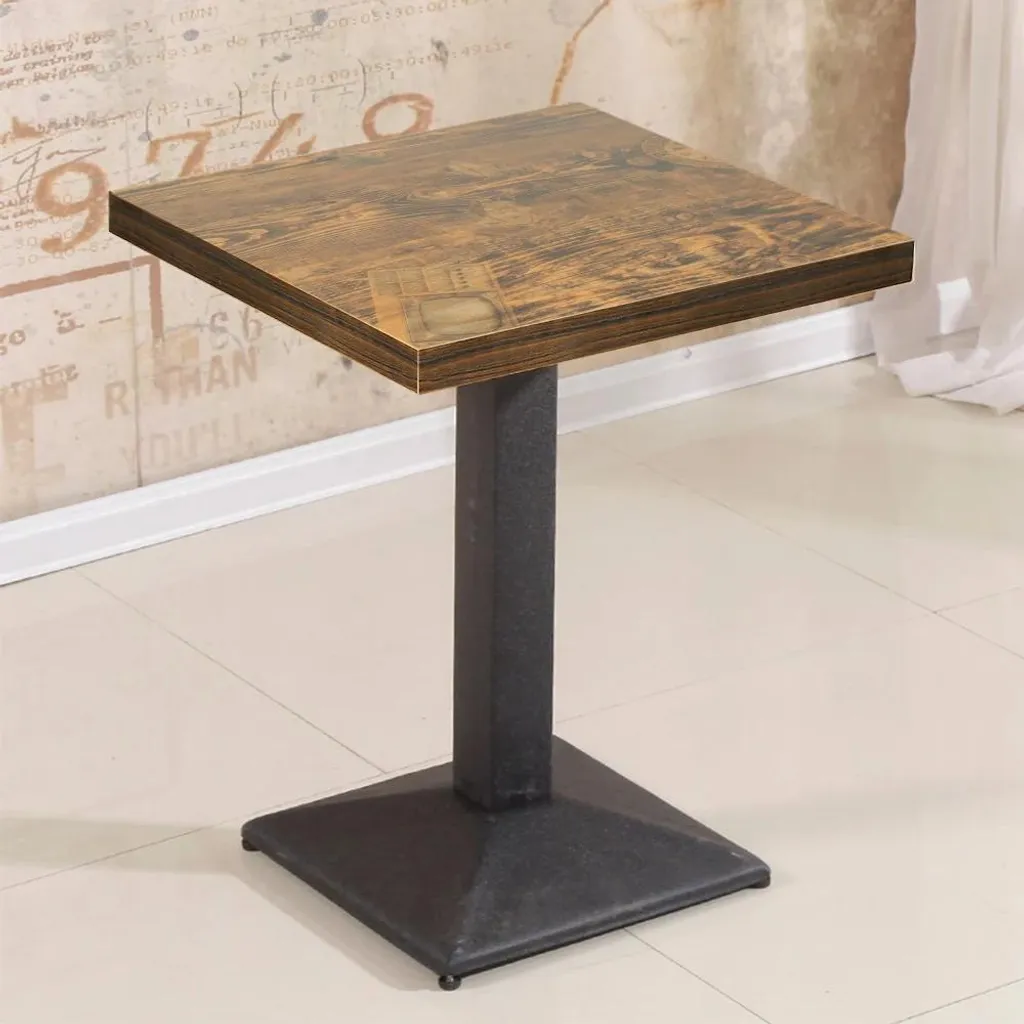 Table de bistrot stable 60 cm bois métal : fini les tables instables