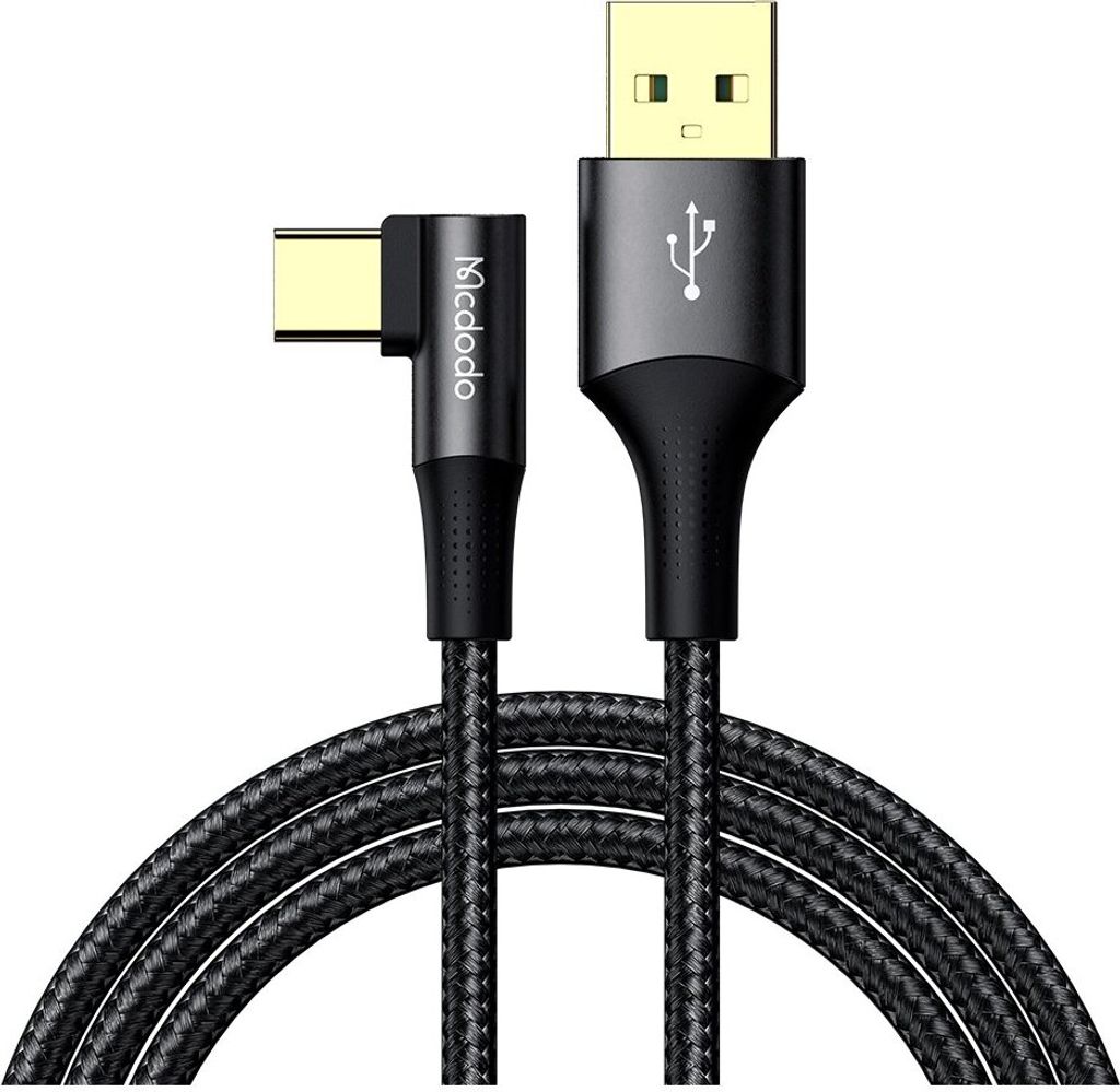 Mcdodo Mocny Szybki Kabel Kątowy Usb-C 65W 6A 1,2M