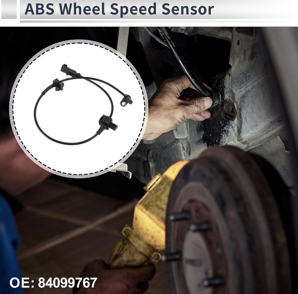 Hinterer linker/hinterer rechter ABS-Raddrehzahlsensor für Chevrolet Suburban 2015-2020, für Chevrolet Tahoe 2015-2020 ABS-Sensor Nr. 84099767 1 ...