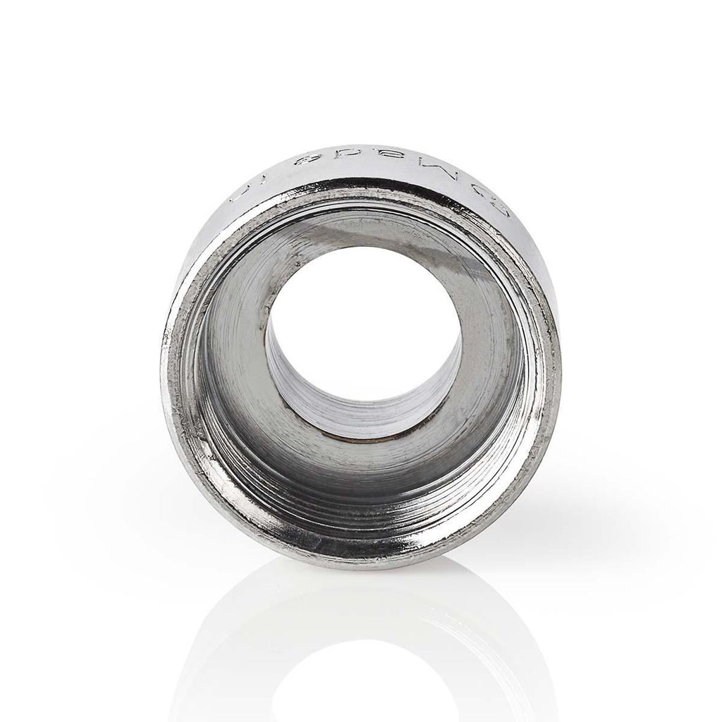 Nedis Schlauchverbinder - 3/4'' - 1/2'' - Metall - Silber