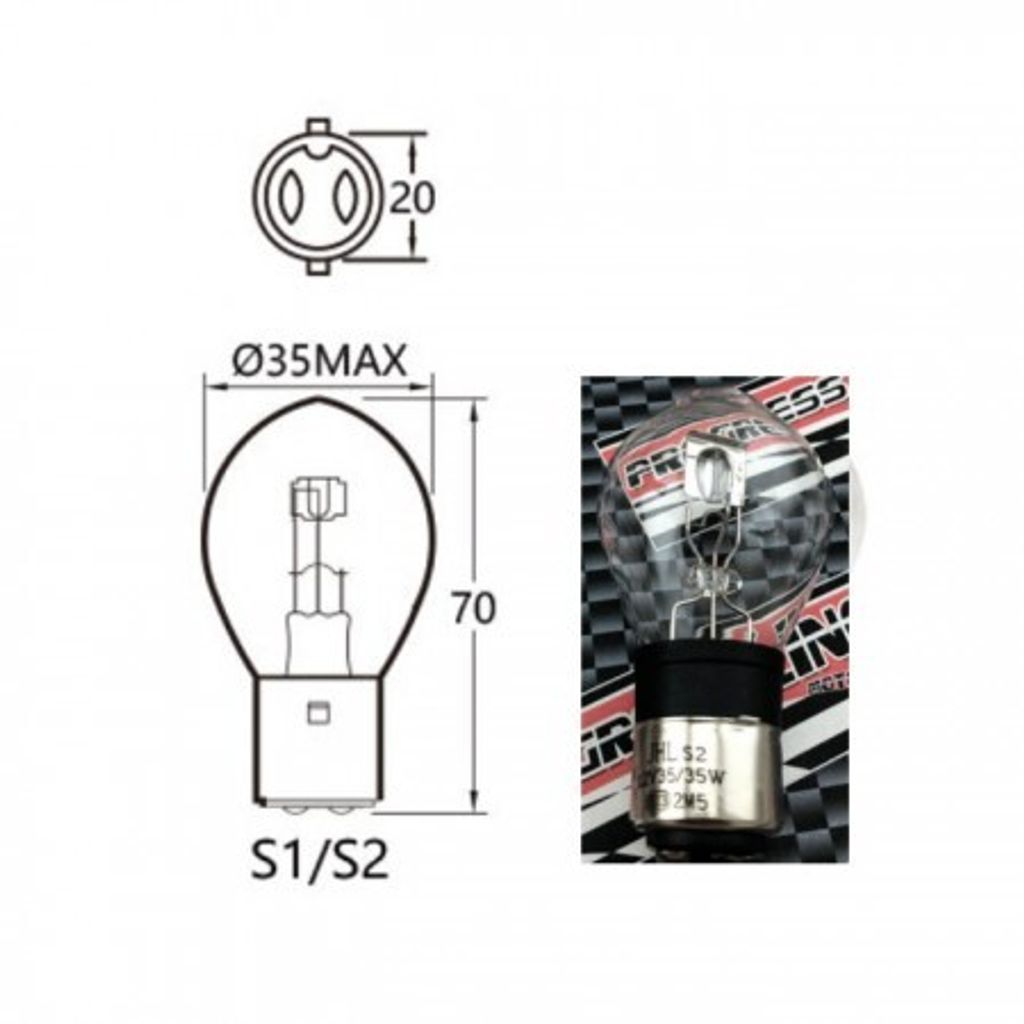 Lampadina del faro principale Bilux Immagine del prodotto 