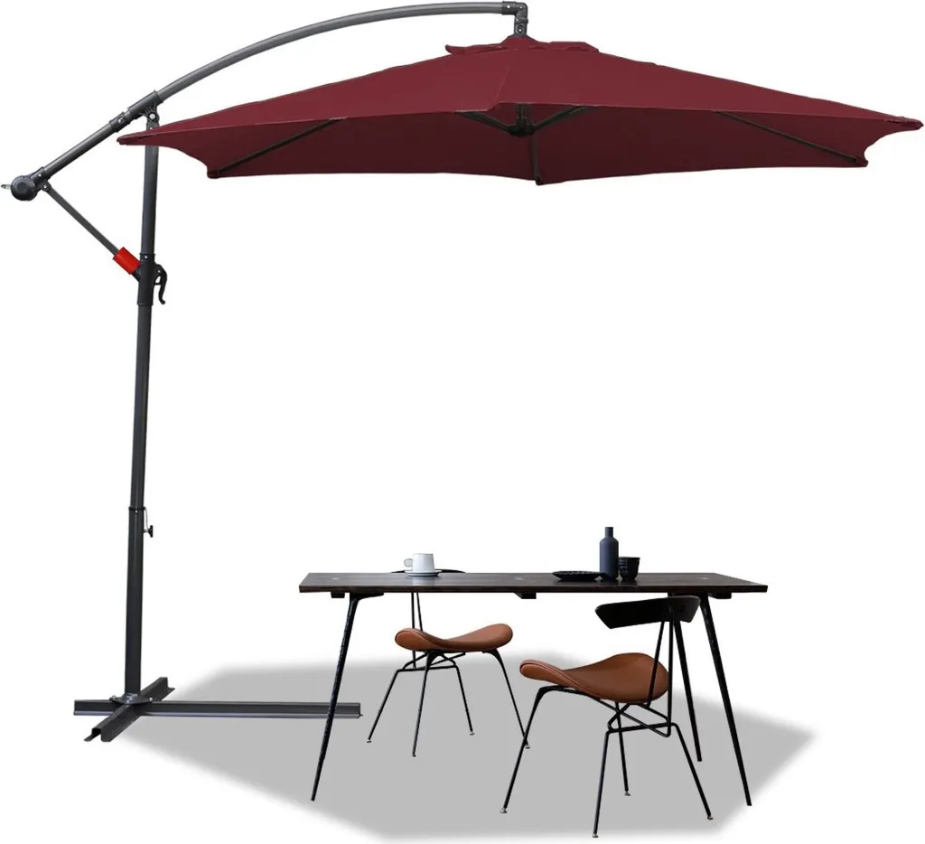 TolleTour Ombrellone Gazebo 300cm Rosso - Sicurezza e Ombra per Bambini