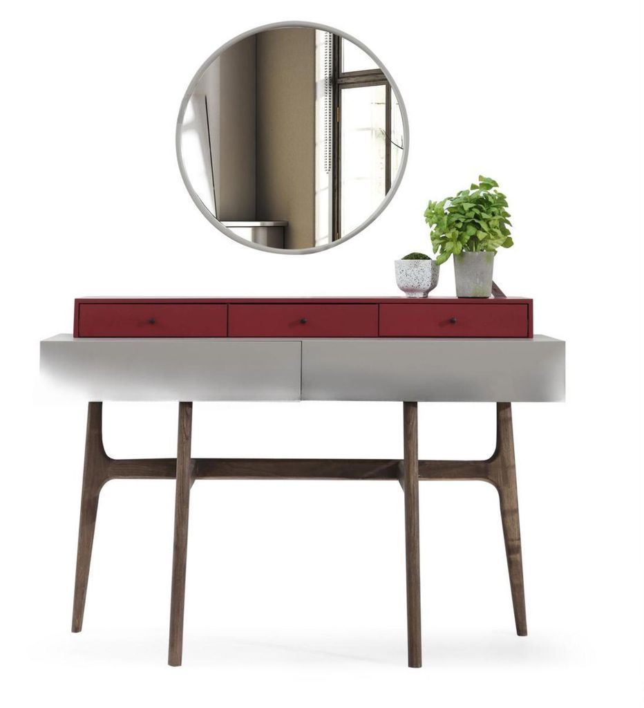 Konsolentisch Schminktisch Konsole Spiegel Tisch Schlafzimmer Set 2tlg