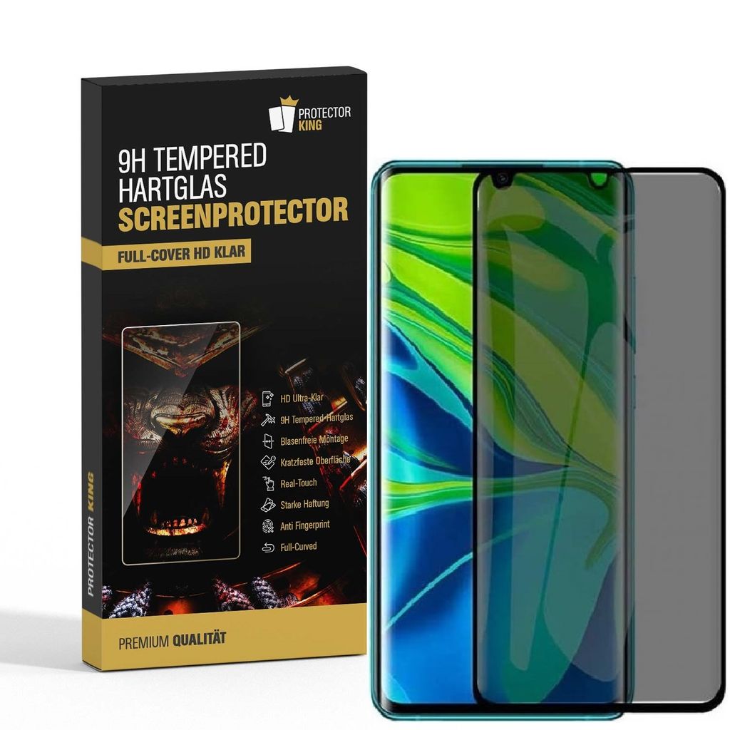 5x Blickschutz 9H Panzerglas für Xiaomi Mi Note 10 ANTI-SPY PRIVACY Sichtschutz Displayschutz Schutzglas Panzerfolie Schutzfolie echtes Tempered G...