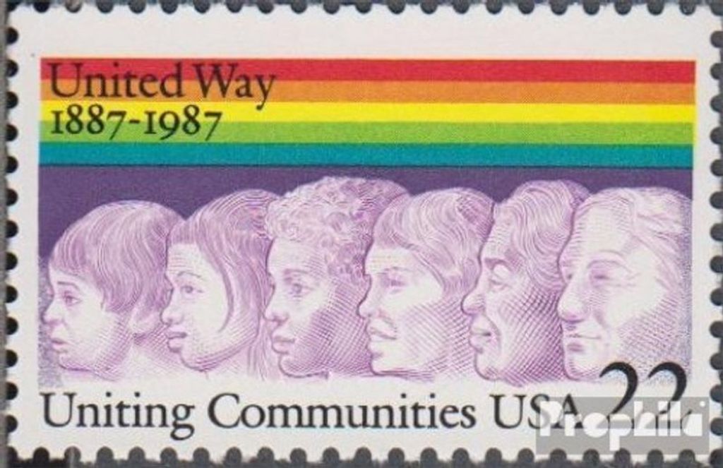 Briefmarken USA 1987 Mi 1881 (kompl.Ausg.) postfrisch United Way of America