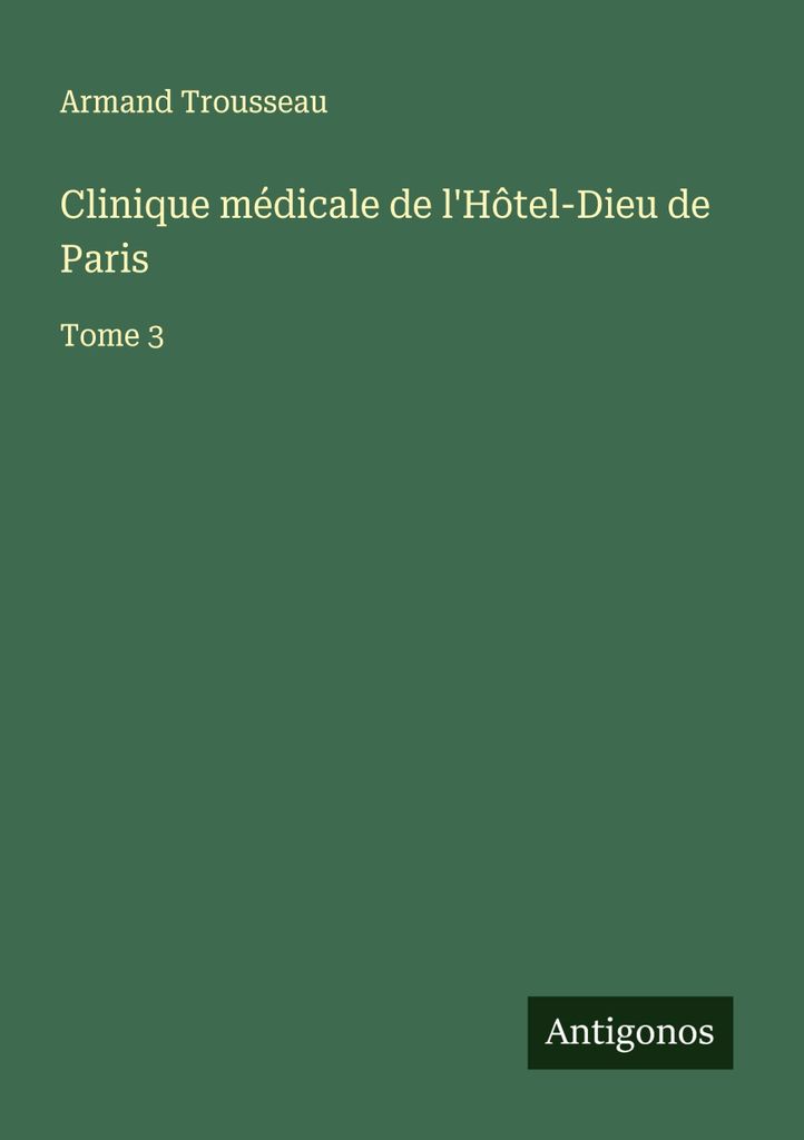 Medizinische Klinik des Hôtel-Dieu de Paris