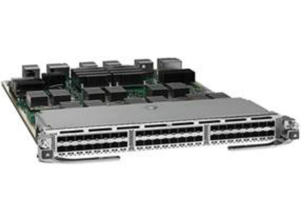 Cisco Nexus 7700 F3-Series 48-Port Fiber 1 and 10G Ethernet Module - Erweiterungsmodul - Gigabit Ethernet/10Gb Ethernet/FCoE SFP+ x 48 - für Nexus...