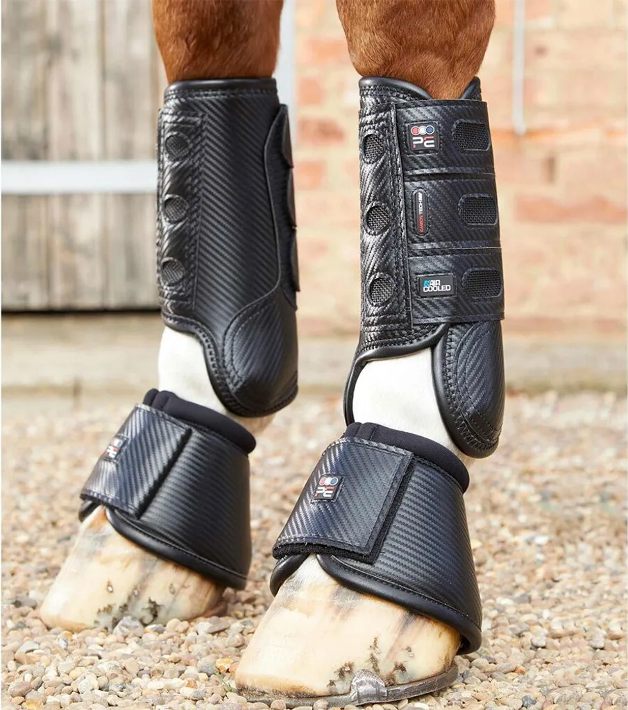 Guêtres Premier Equine Carbon Tech Air Cooled Eventing Noir Hind S