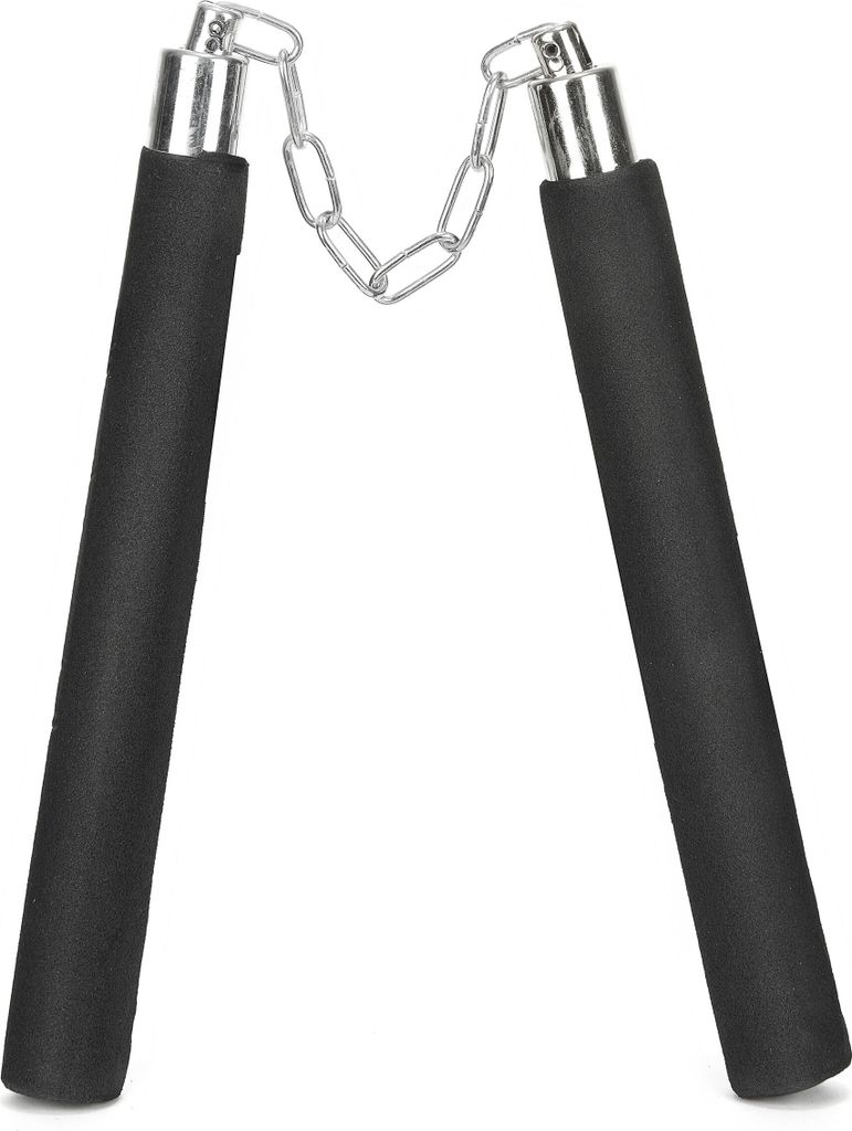 Nunchaku Ninjawaffe schwarz-silber Produktbild 
