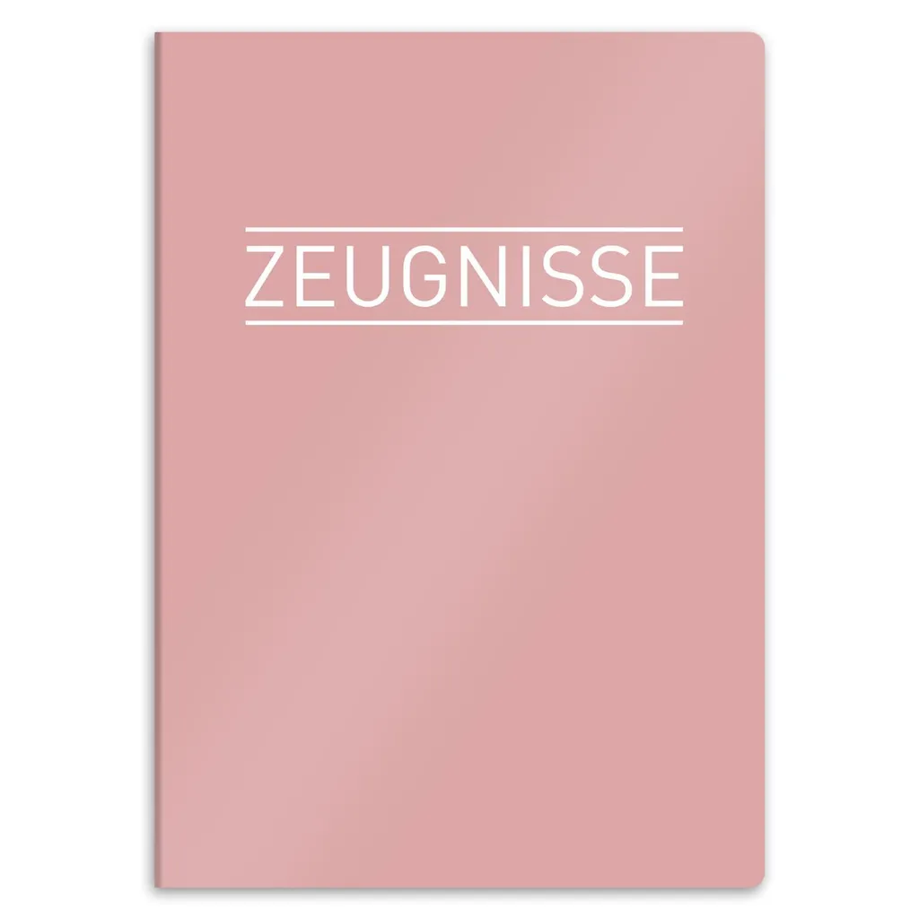 Porte-diplômes A4 Itenga rose pastel : finis les documents froissés