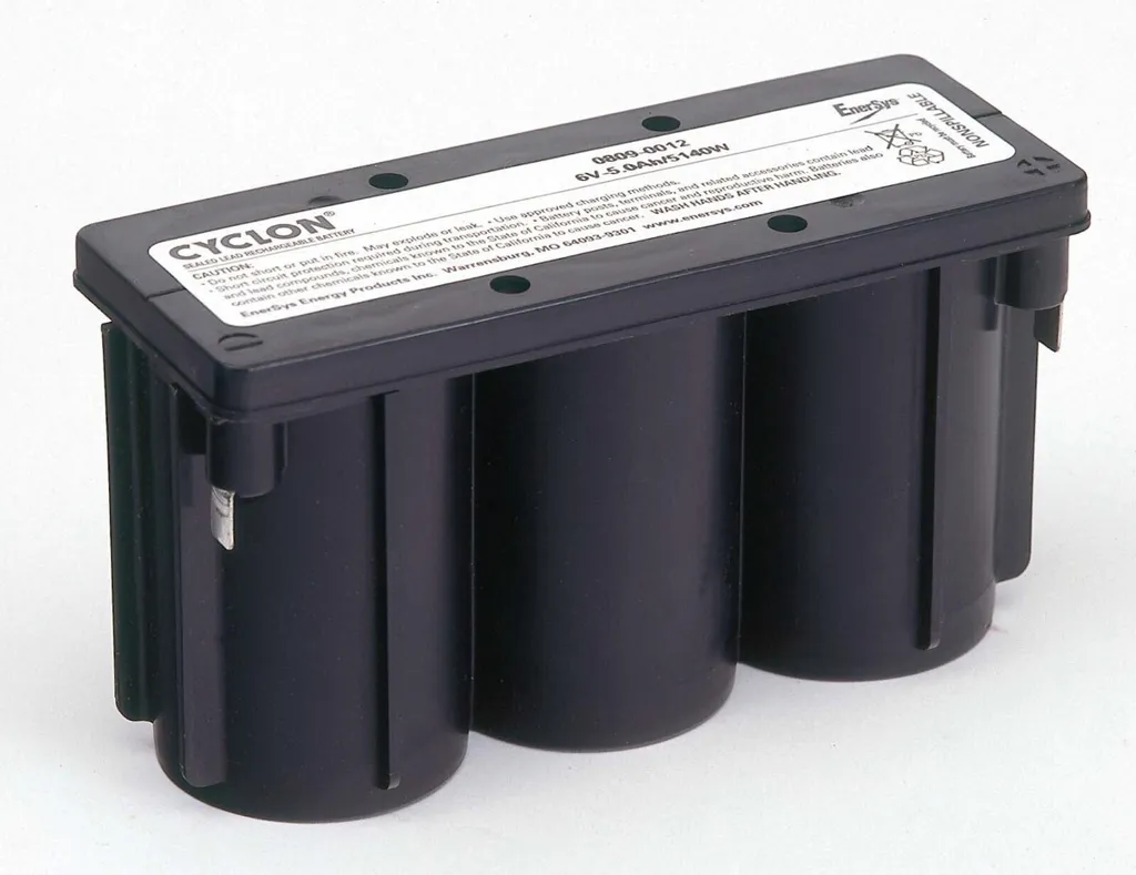 Batterie de secours 6V 5Ah Enersys Cyclon-X6 pour alarme et signalisation