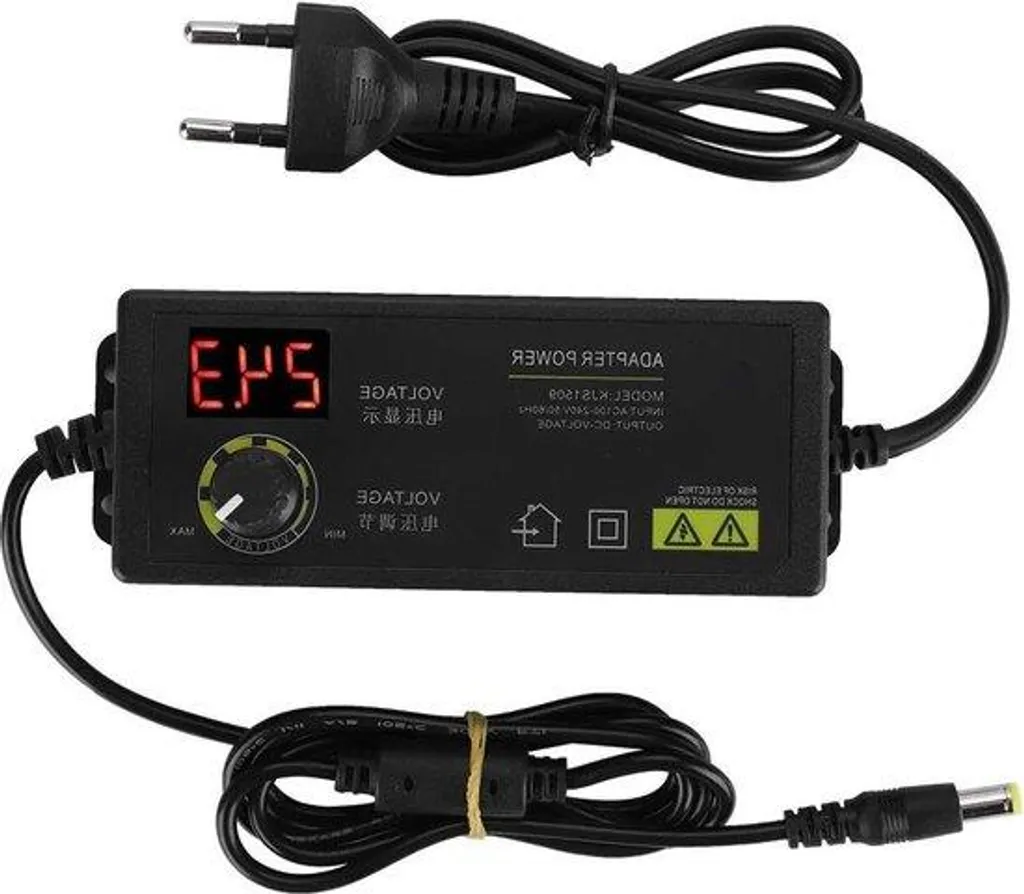 Chargeur universel 3-36V pour ruban LED et routeur avec écran LCD
