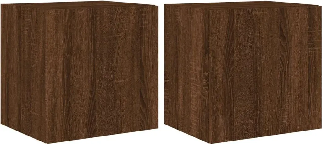 Mobili TV Sospesi 2 Unità Rovere Marrone LED: Offerta Arredo