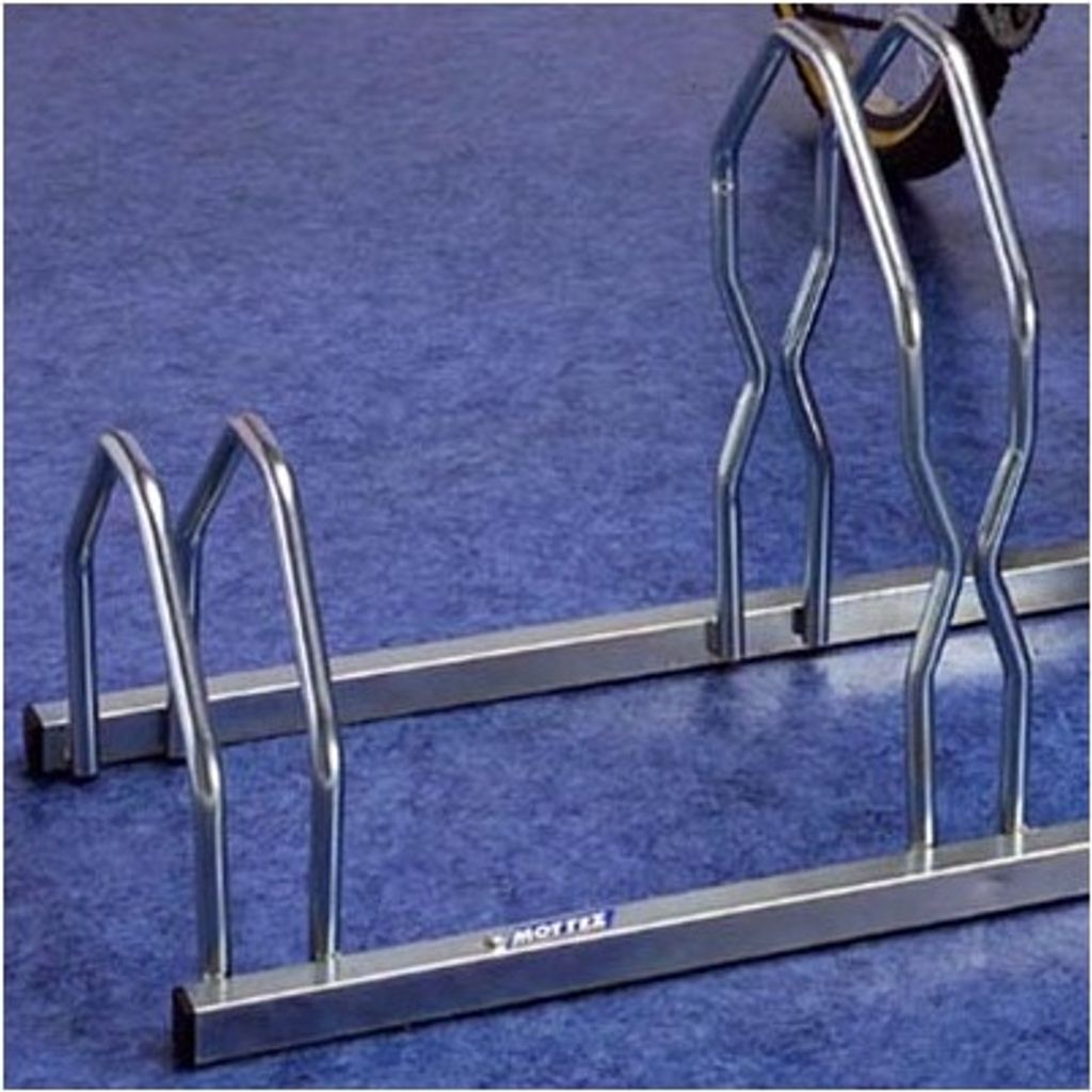 Fahrradstnder fr 5 Fahrrder nebeneinander, 2 Ebenen,