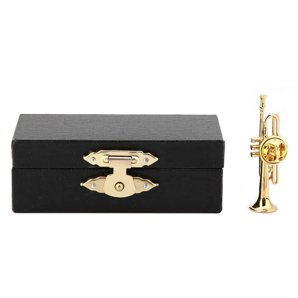 Spilla Strumento Musicale Placcata Oro con Confezione Regalo Elegante