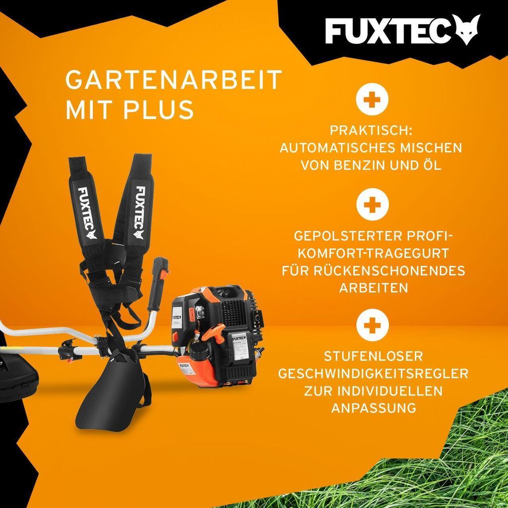 FUXTEC 4-Takt Benzin Motorsense | Freischneider mit 42,5ccm Produktbild 3