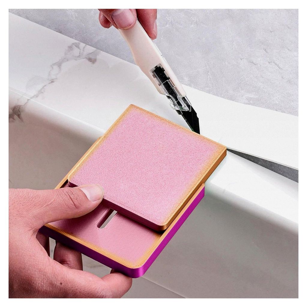 Kantenbeschnitt – Präzise verstellbare Führung | Rutschfester DIY-Schneider für Vinyl, Klebeband, dekorative Folien, Türen, Schränke, Möbel...
