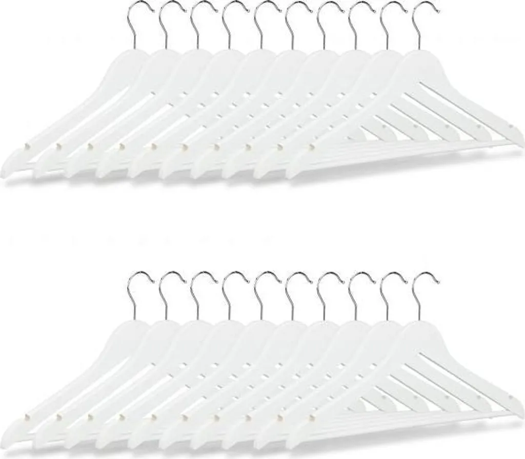 20 Grucce Salvaspazio Velluto Barra Pantaloni - Design Sottile