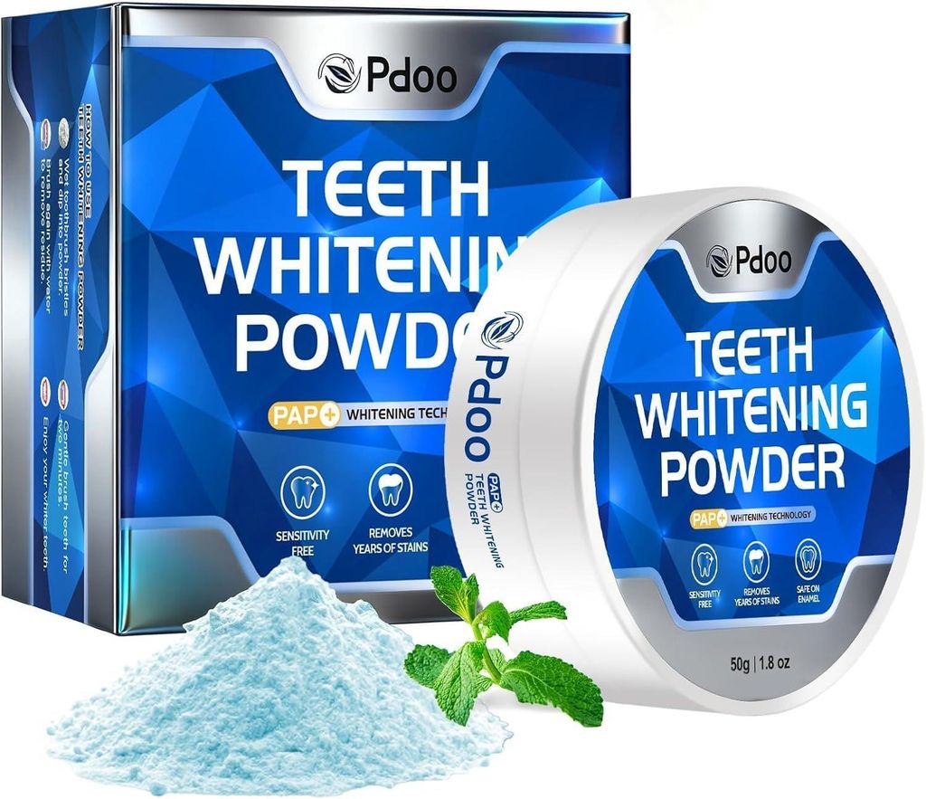 Teeth Whitening Powder with PAP 50g für Zähne Aufhellen - Produktbild 