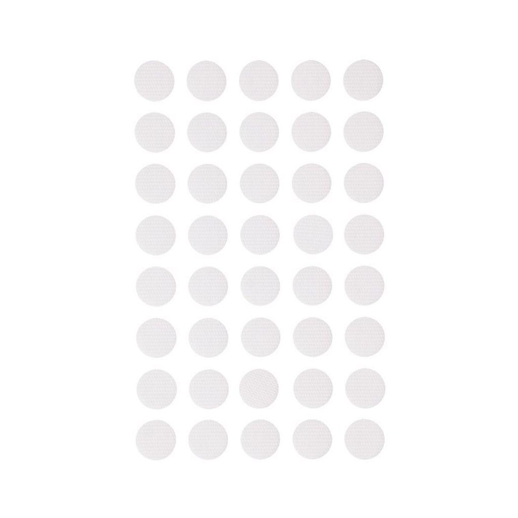 ZADAWERK Klettverschluss - Ø 15 mm - Weiß - 60 Paar Produktbild 